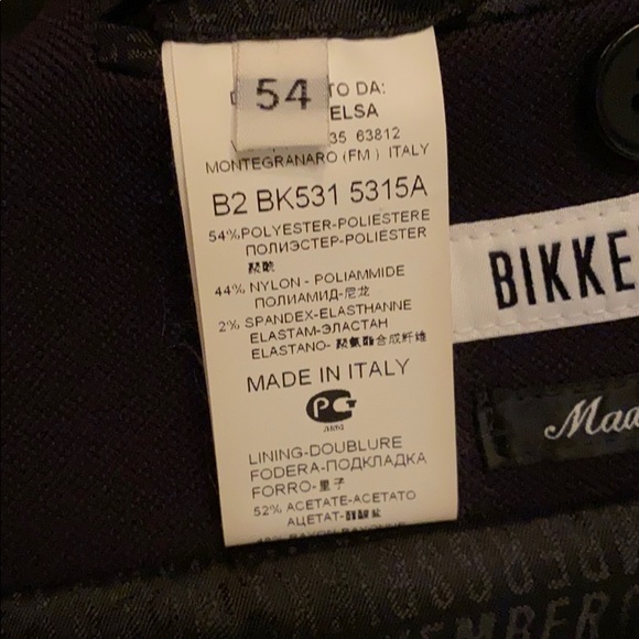 Bikkembergs formal black coat - Picture 9 of 9